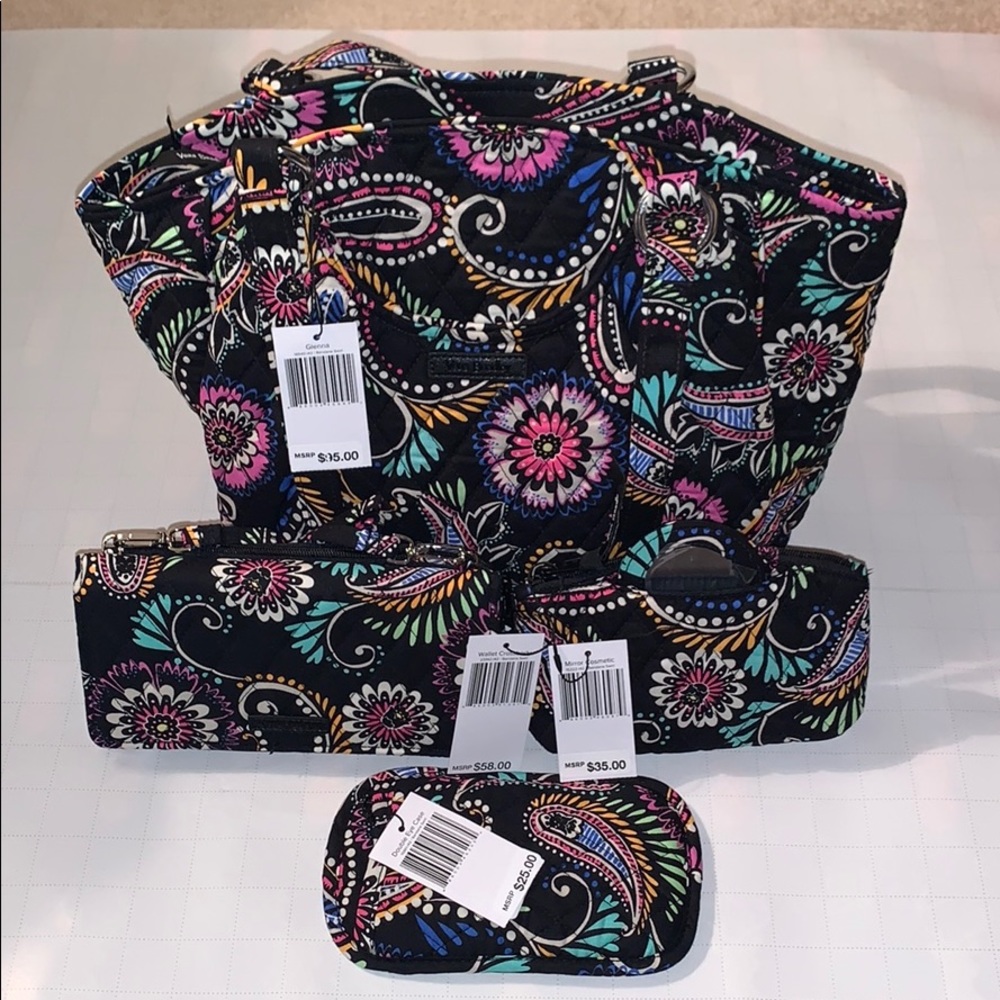 NWT Vera Bradley Glenna Set Bandana Swirl